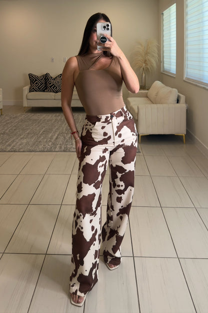 The Sculpt Brown Bodysuit