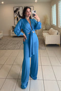 Serenity Cascade Blue Pants Set