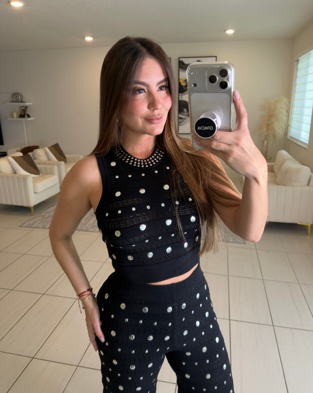 Mirror Mirage Knit Black Set