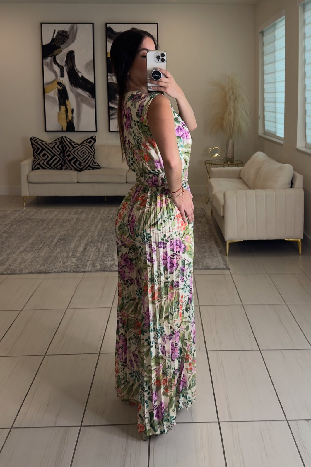 Garden Escape Floral Jumpsuit