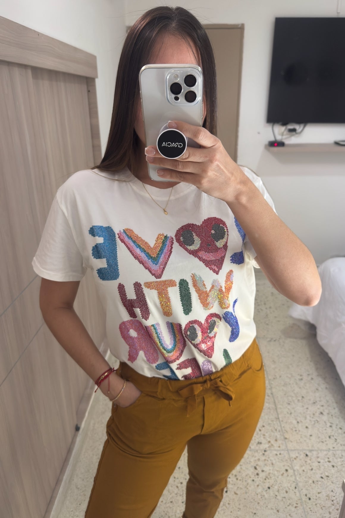 Love With Your Life White Top