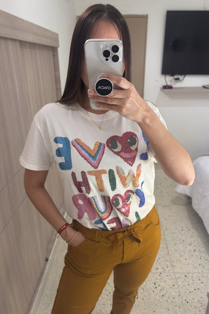 Love With Your Life White Top