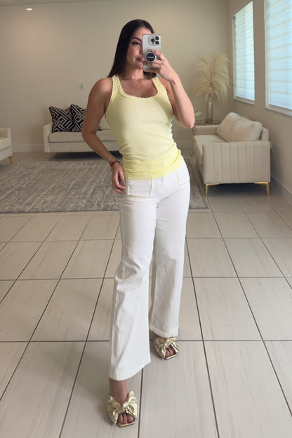 Harmony Yellow Tank Top