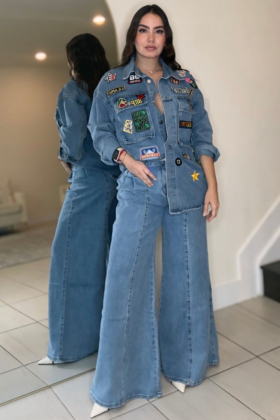 Patches Denim Jacket