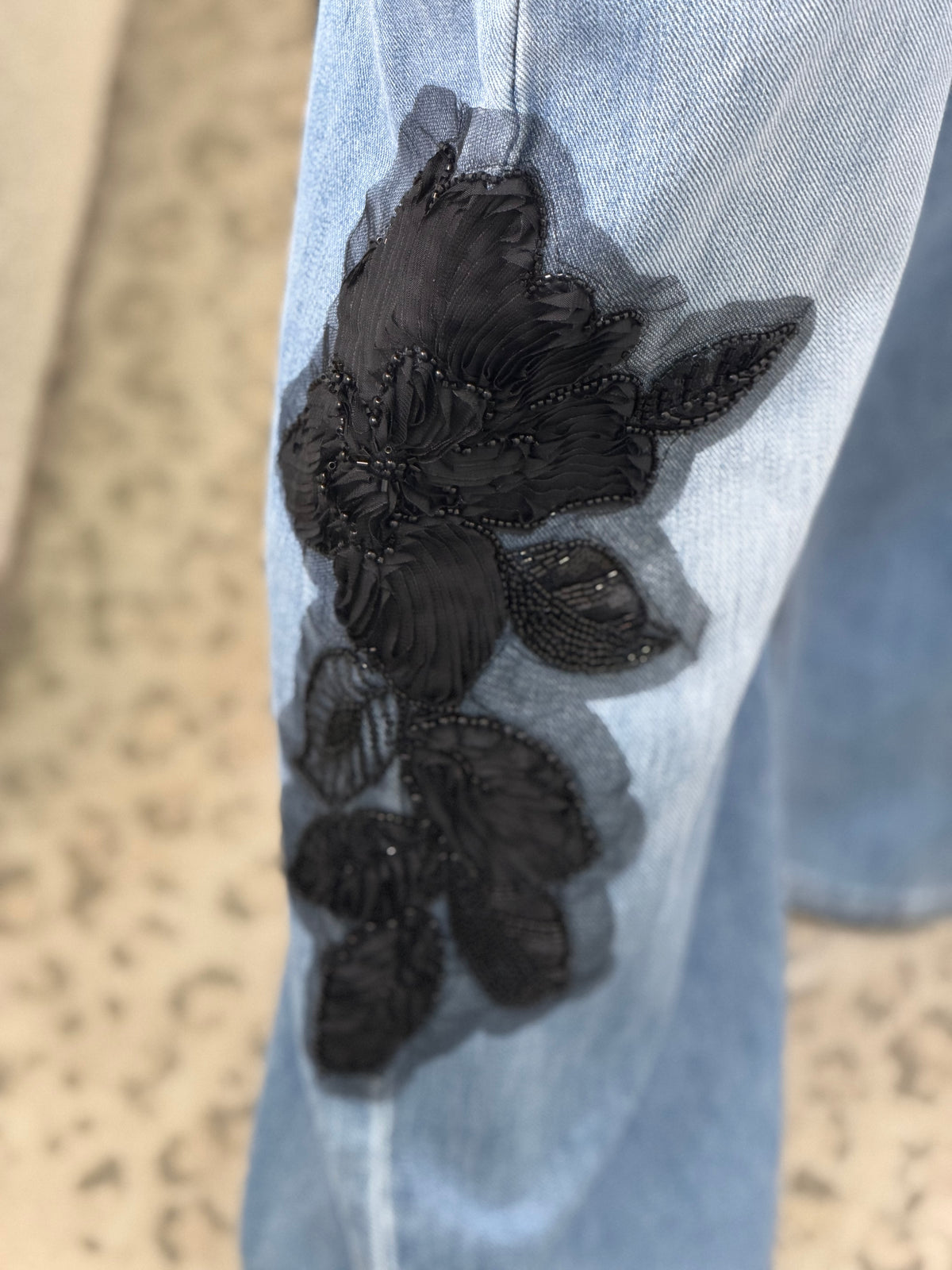 Midnight Prairie Black Denim Pants
