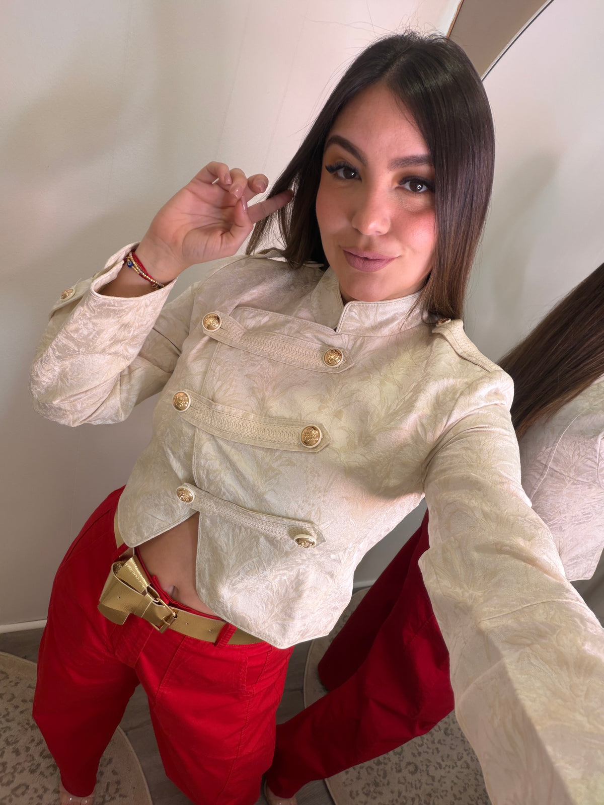 Napoleon Asym Beige Jacket
