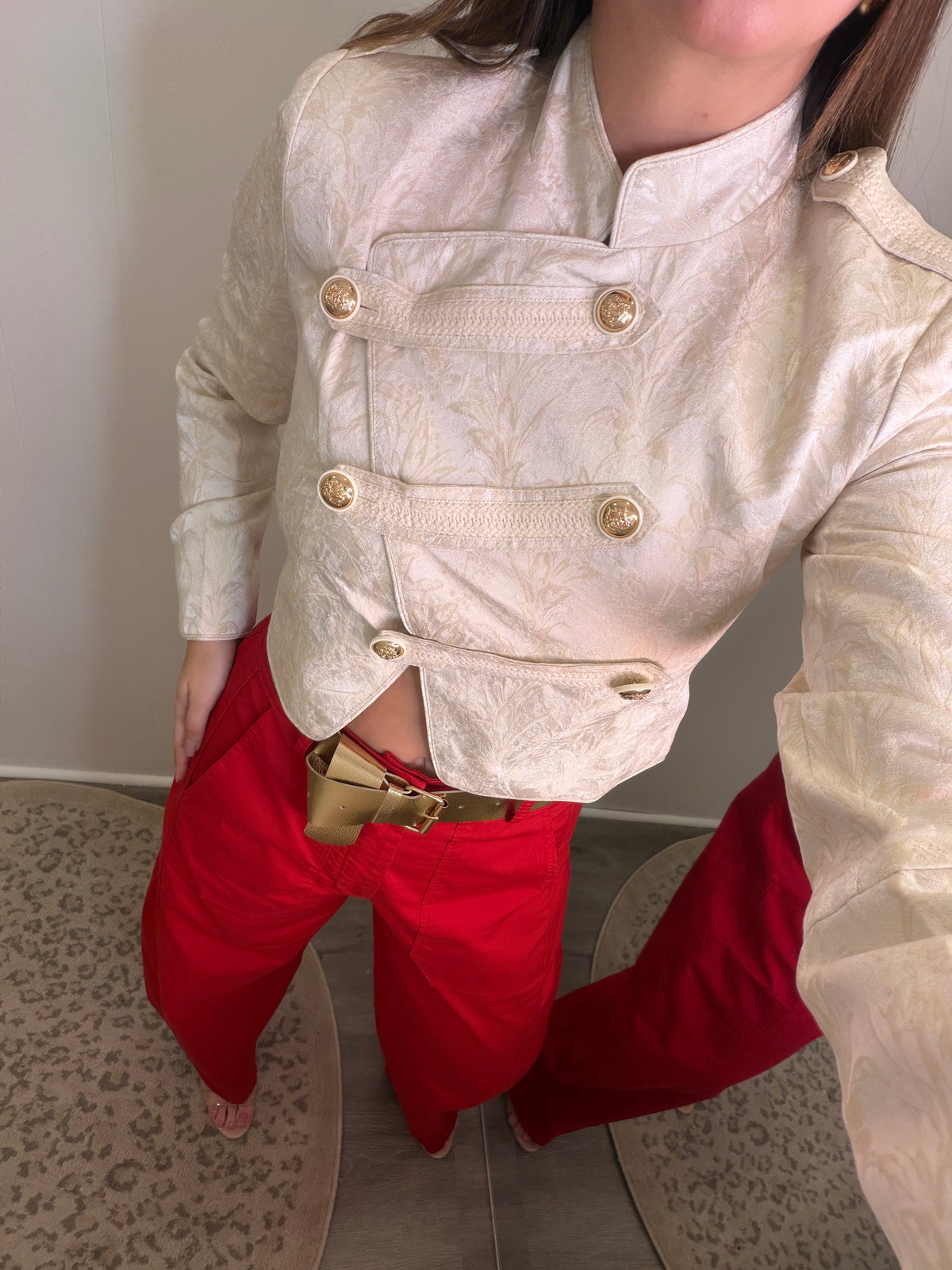 Napoleon Asym Beige Jacket