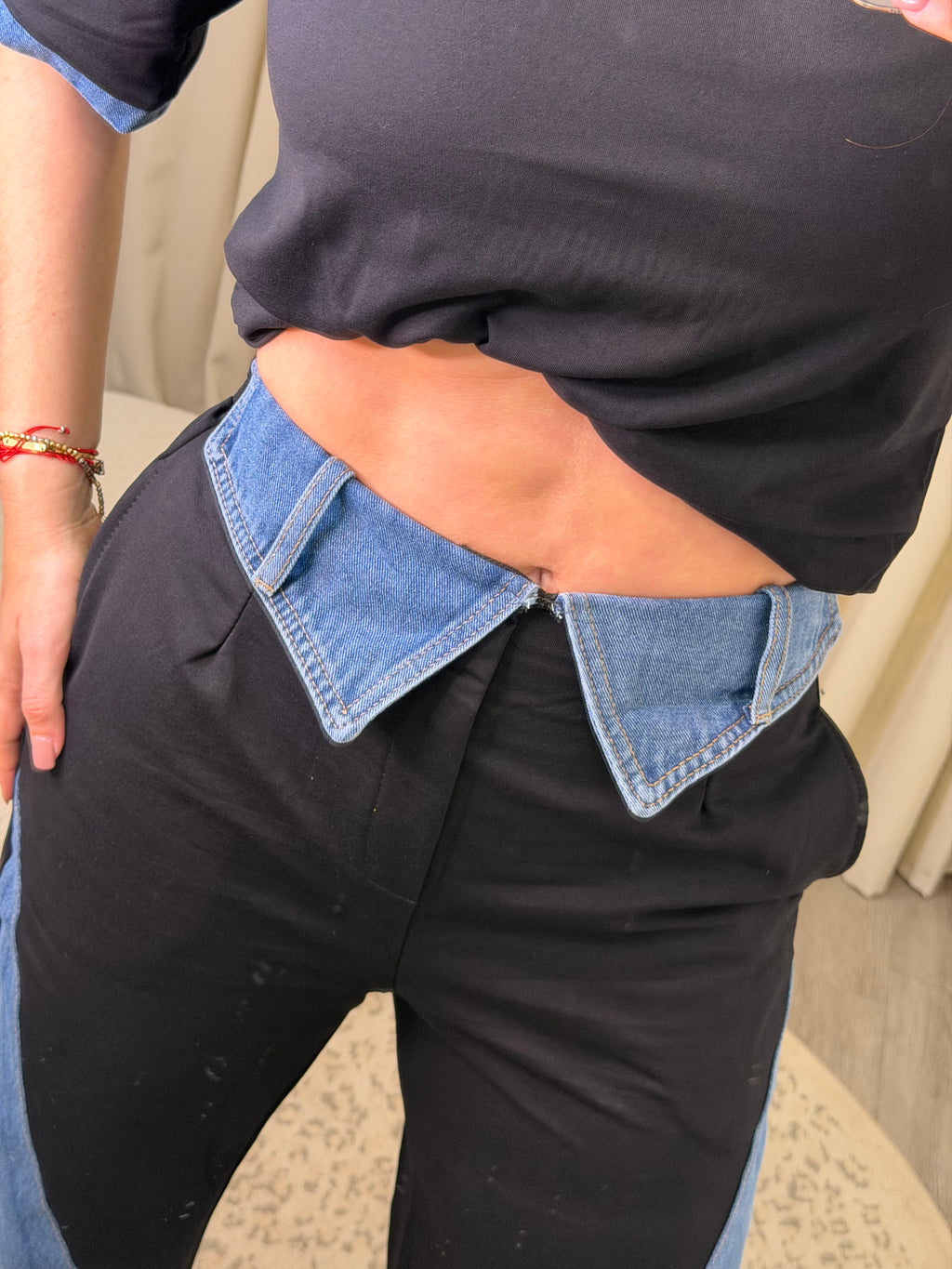 Urban Fusion Black Denim Set