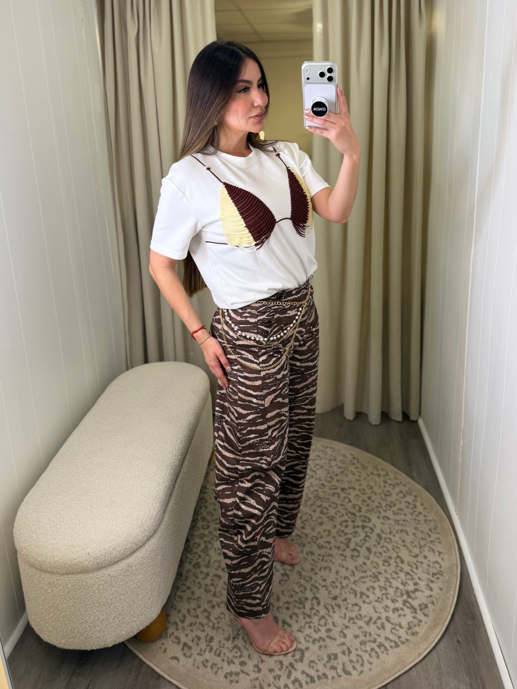 Embellished White Tshirt