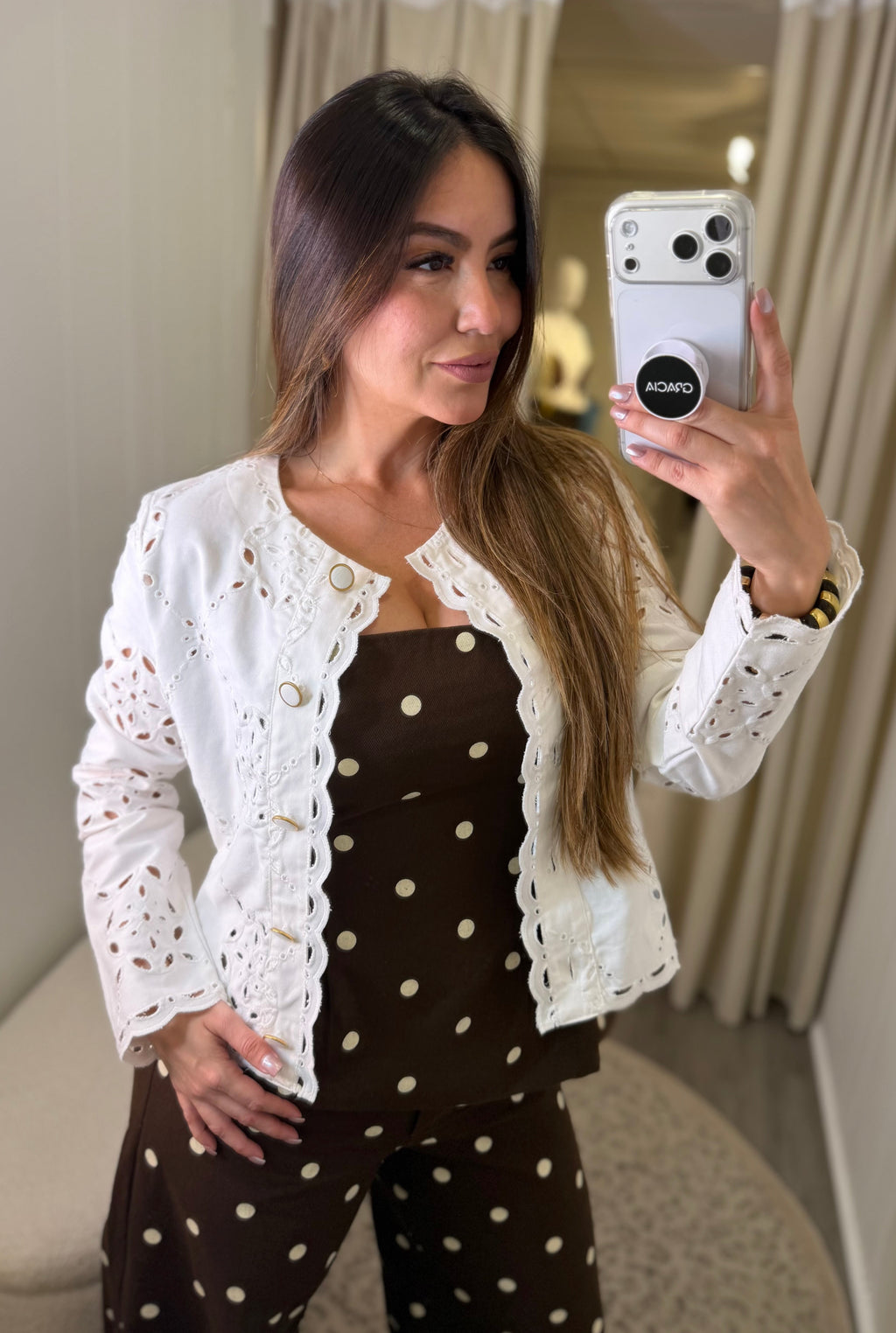 Delicate Charm White Jacket