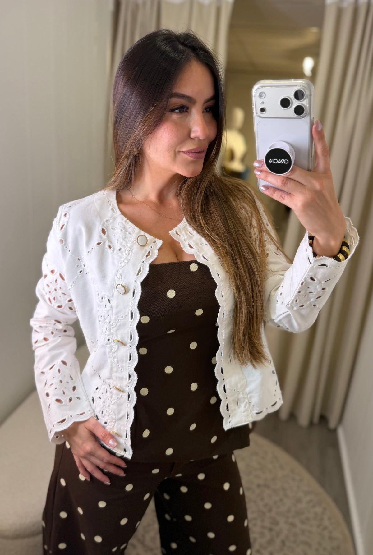 Delicate Charm White Jacket