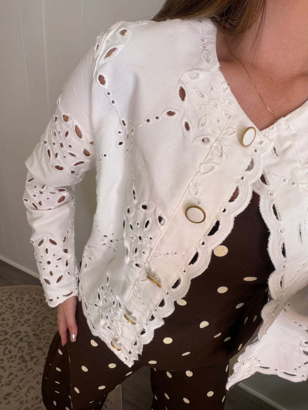 Delicate Charm White Jacket