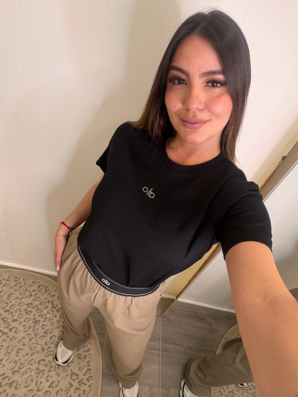 Halo Sparkles Black Tshirt