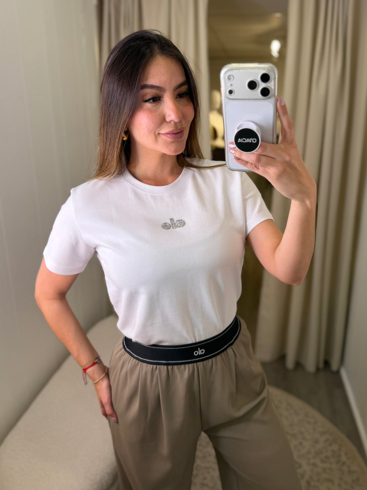 Halo Sparkles White Tshirt