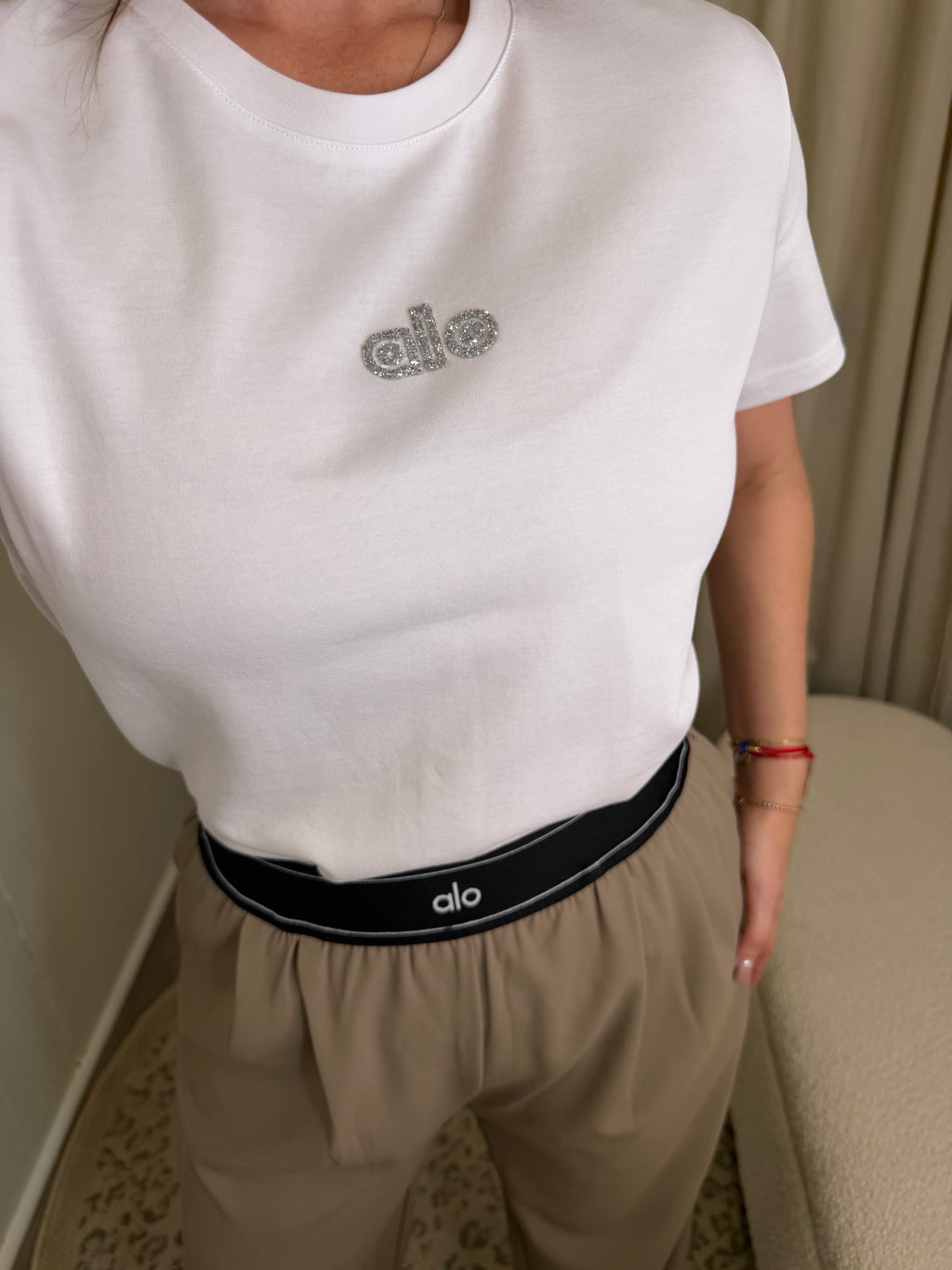 Halo Sparkles White Tshirt