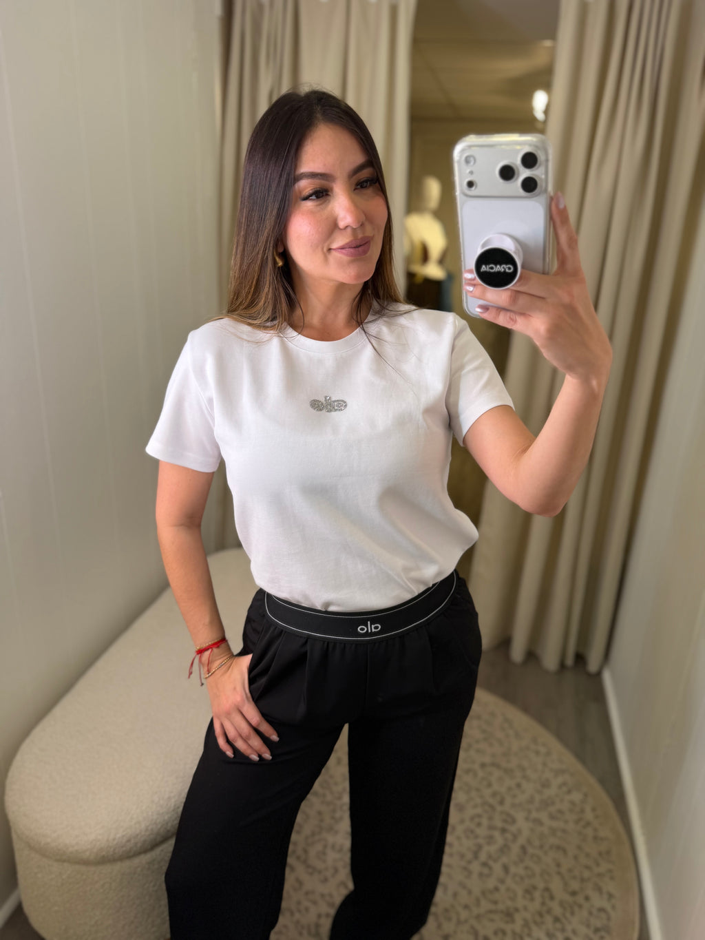 Halo Sparkles White Tshirt