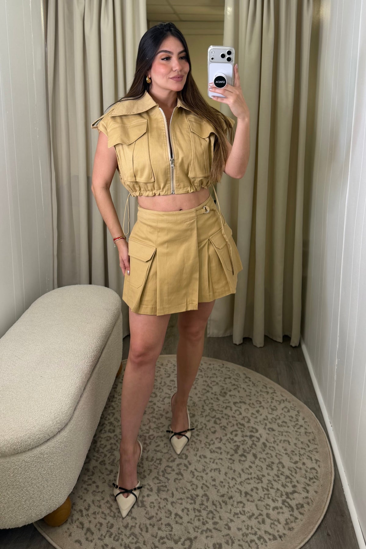 Desert Chic Cargo Skort Set