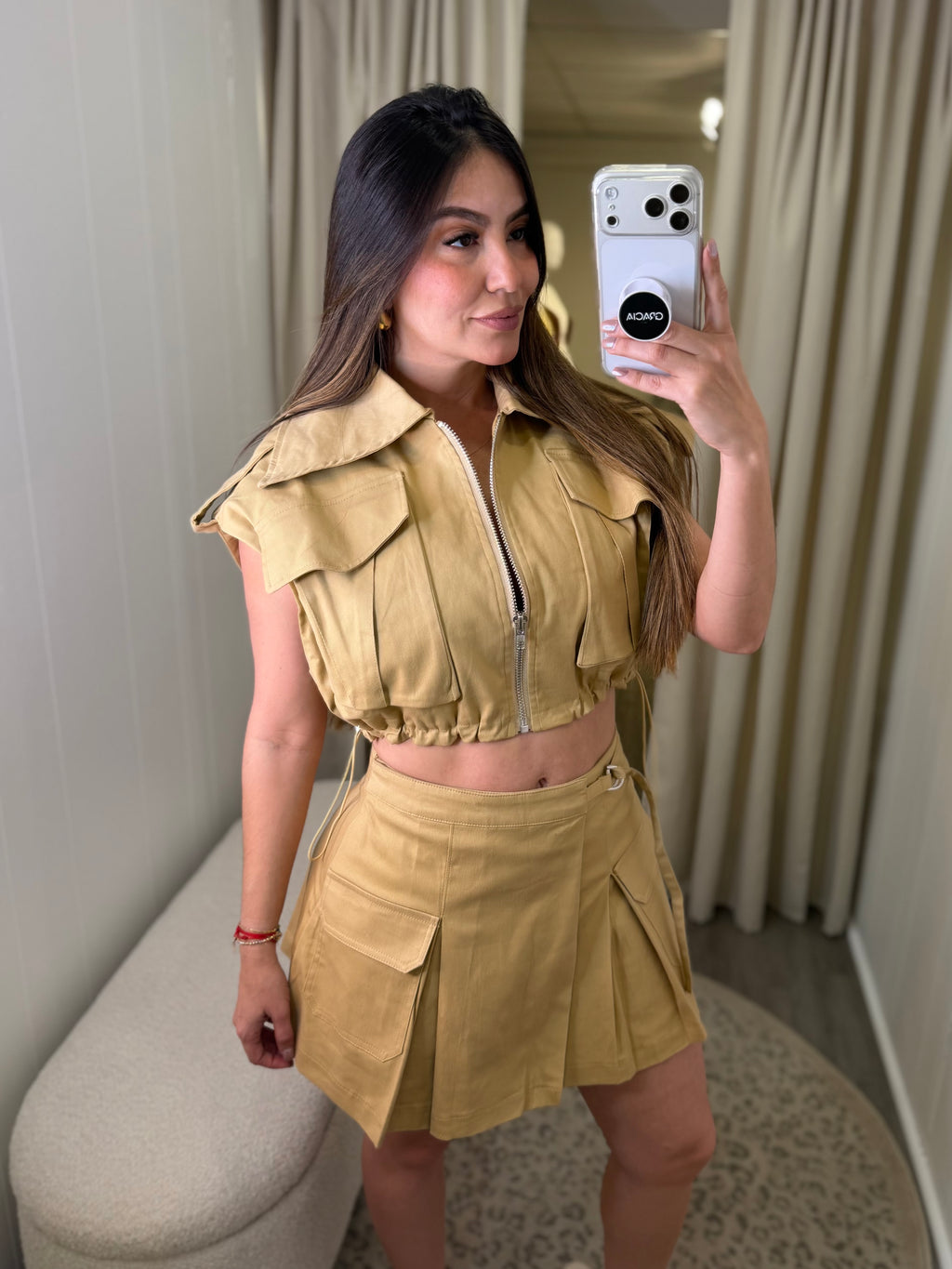 Desert Chic Cargo Skort Set