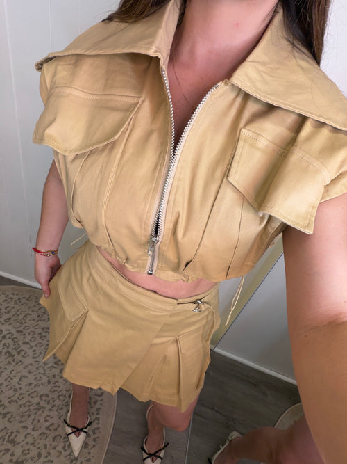 Desert Chic Cargo Skort Set