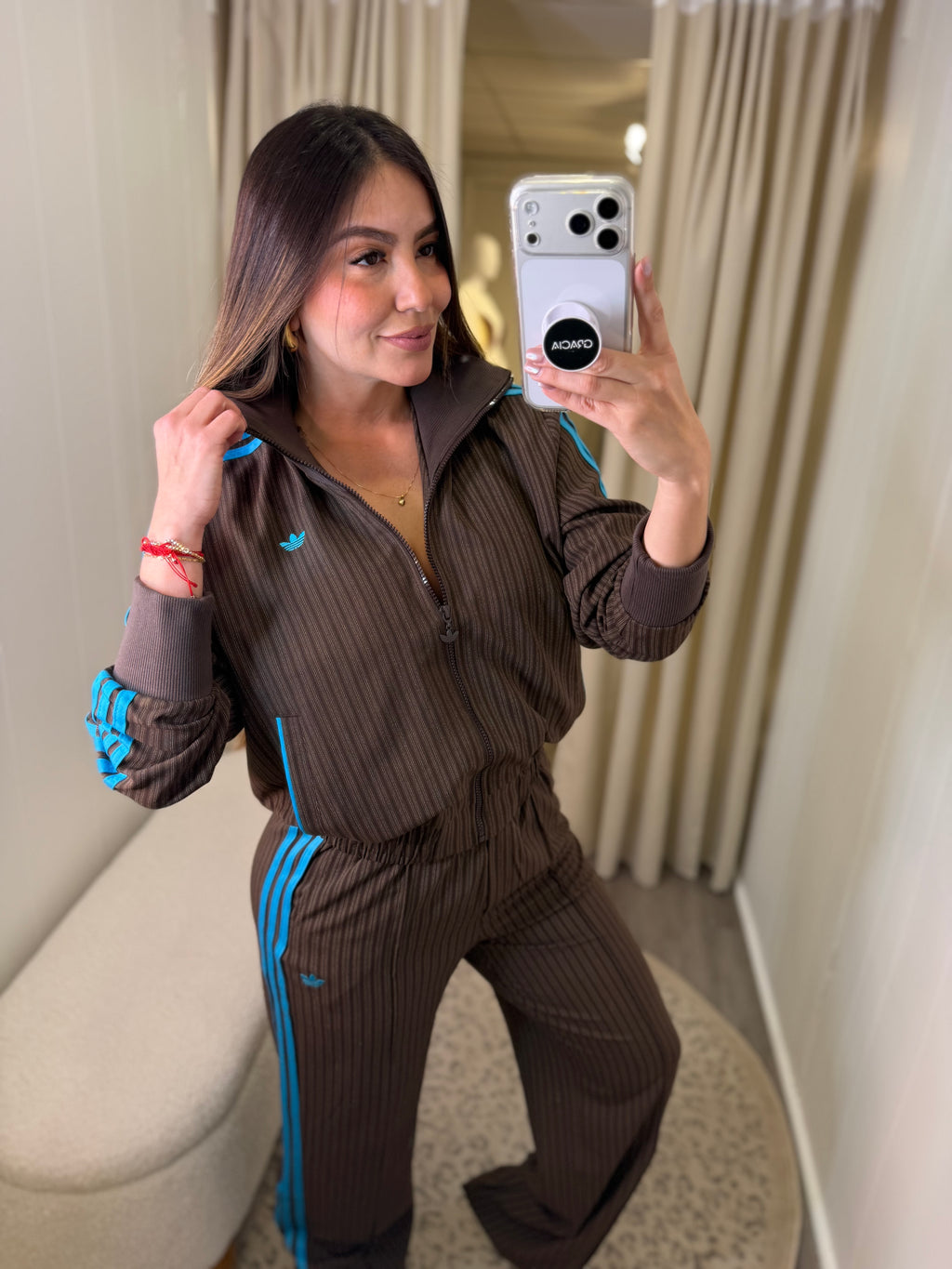 Originals Striped Brown Pant Set