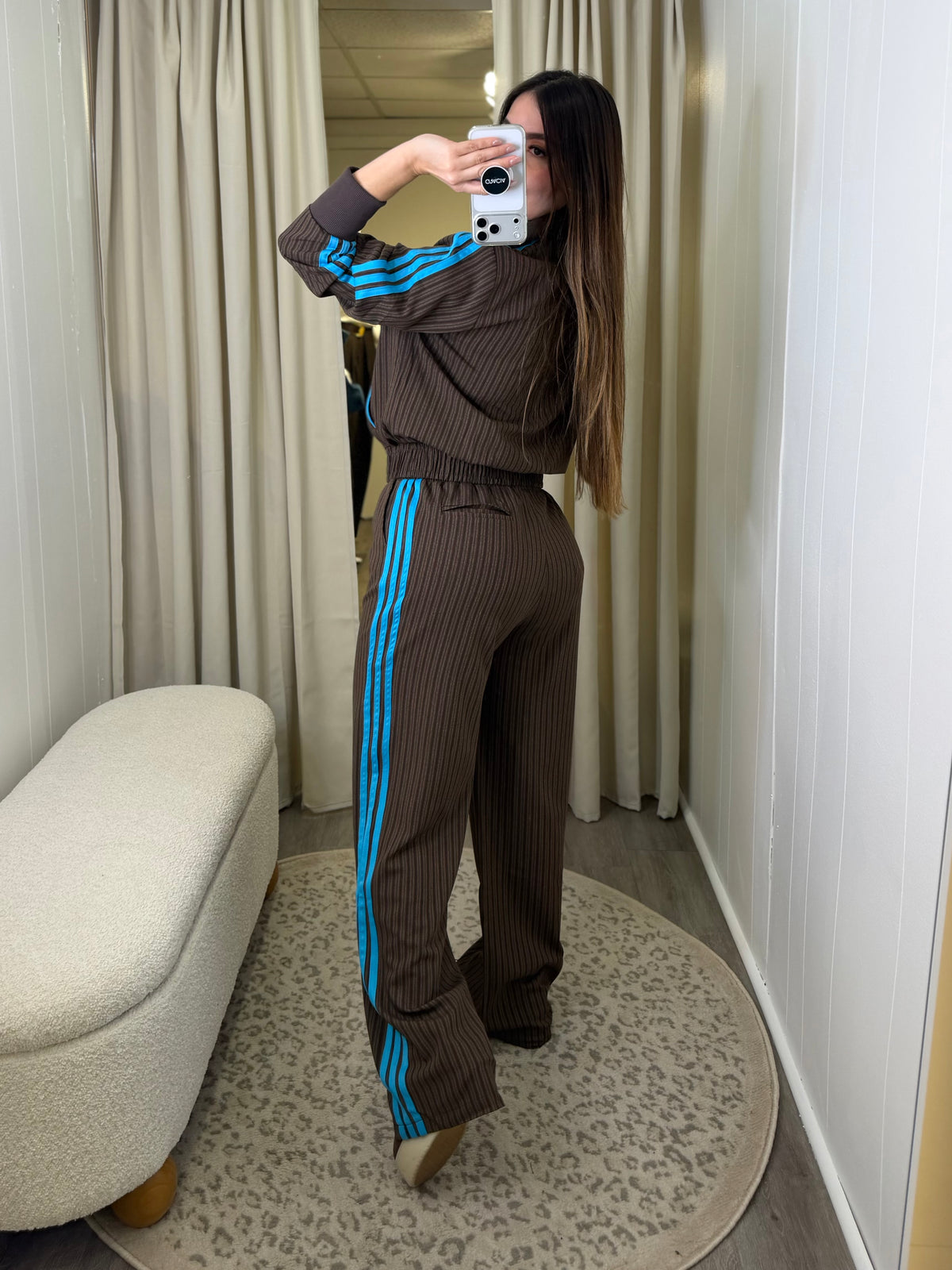 Originals Striped Brown Pant Set