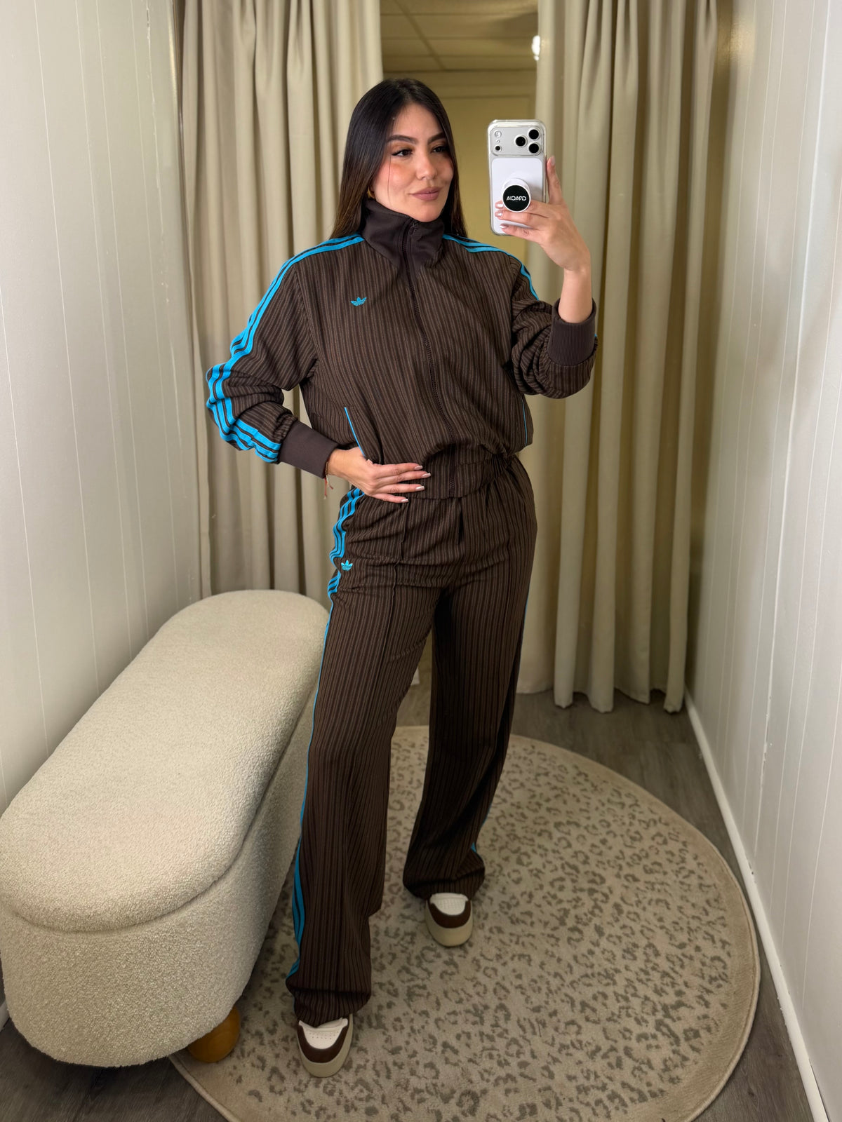 Originals Striped Brown Pant Set
