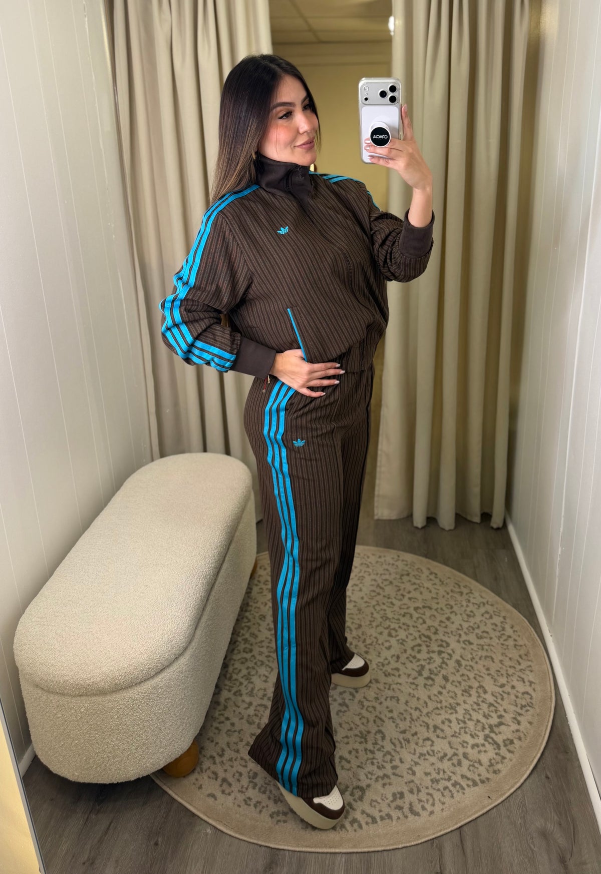 Originals Striped Brown Pant Set