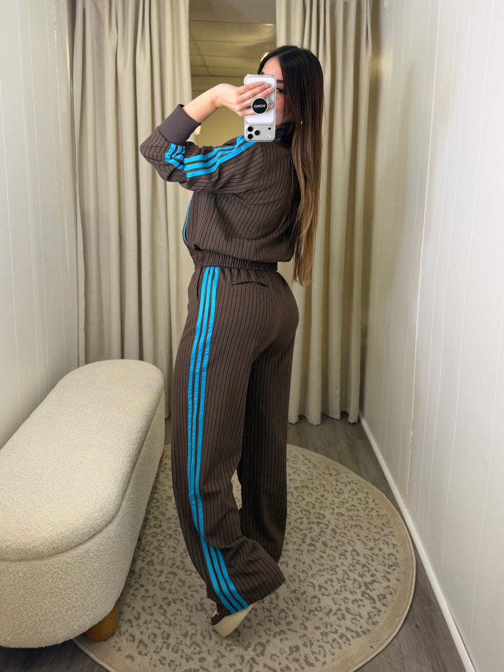 Originals Striped Brown Pant Set