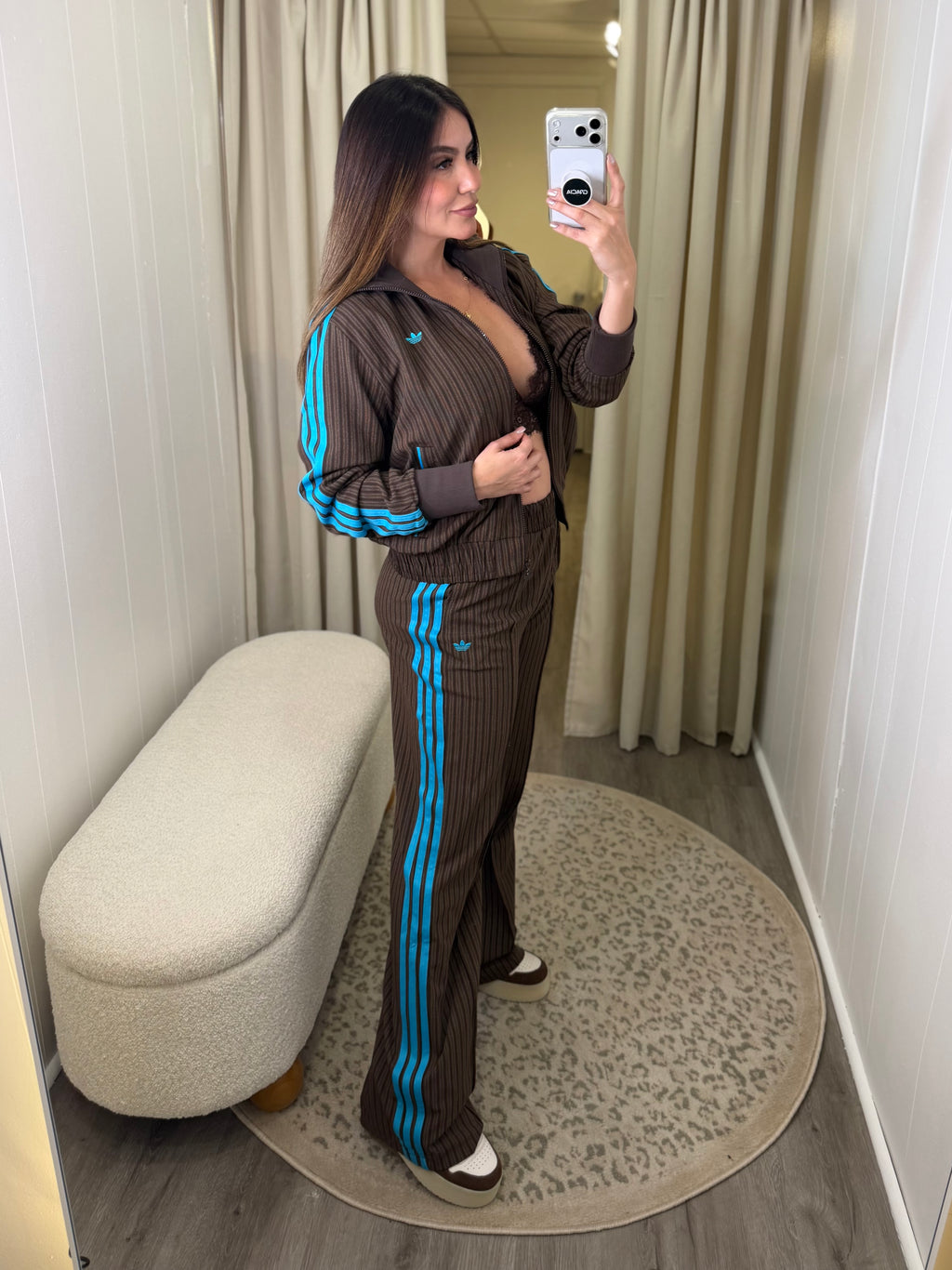 Originals Striped Brown Pant Set