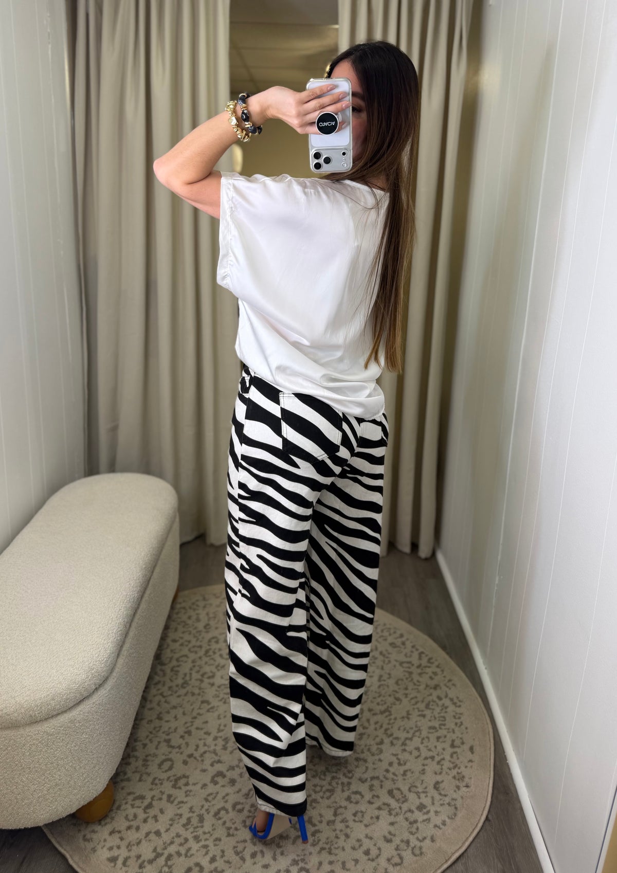 Silky Statement White Top