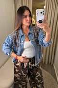 Paris After Dark Blue Denim Jacket