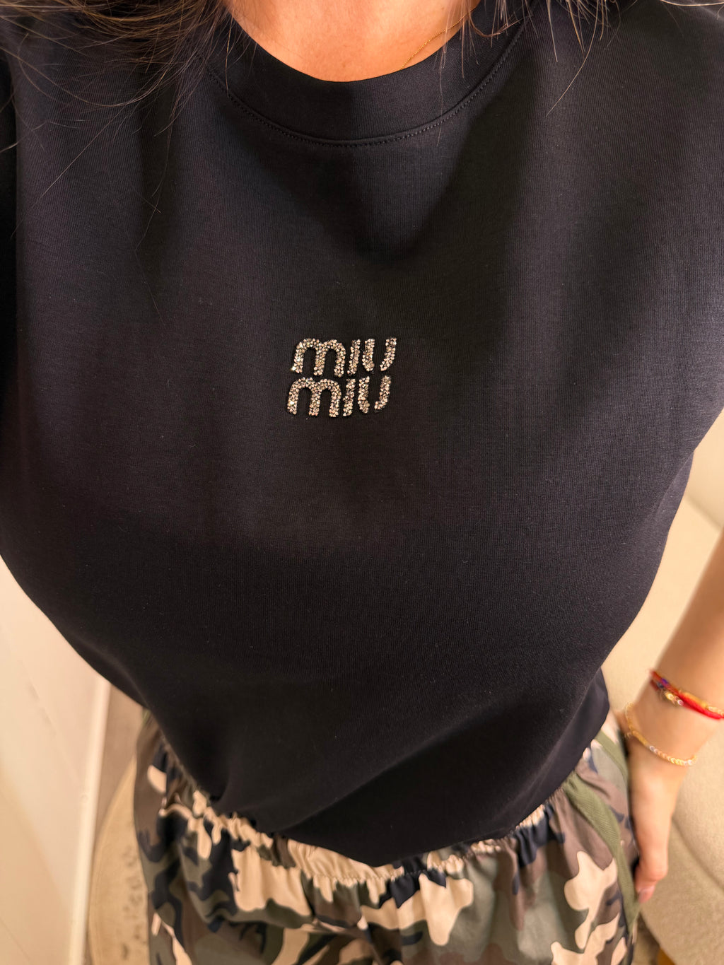 Iconic Sparkles Black Tshirt