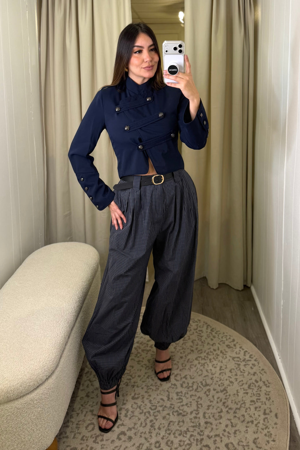 Napoleon Assym Navy Blue Jacket