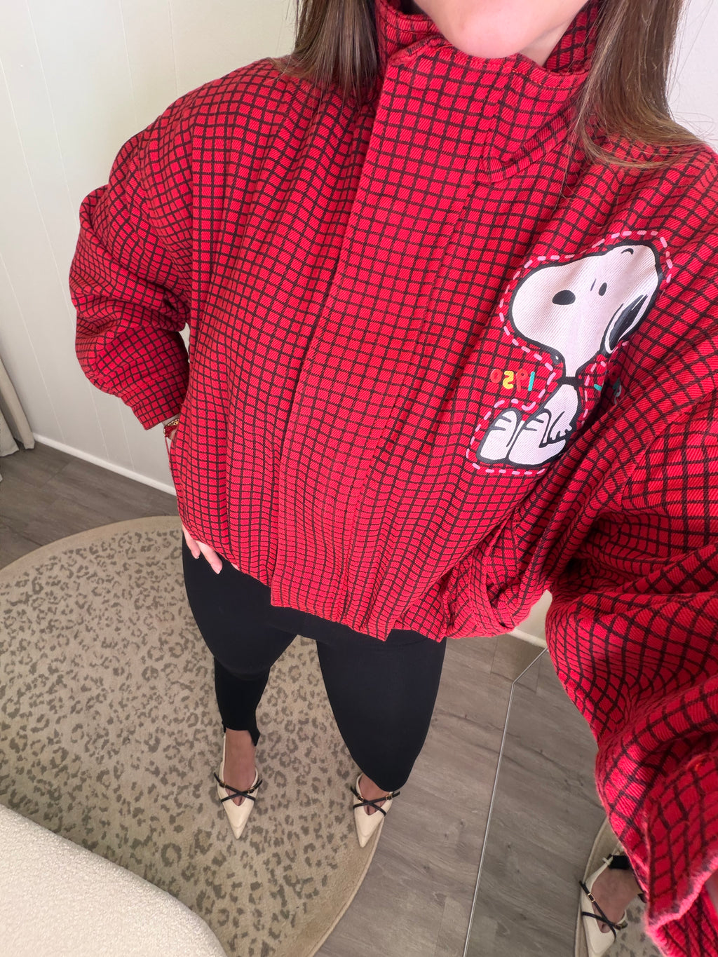 Iconic Plaid Red Bomber Jacket