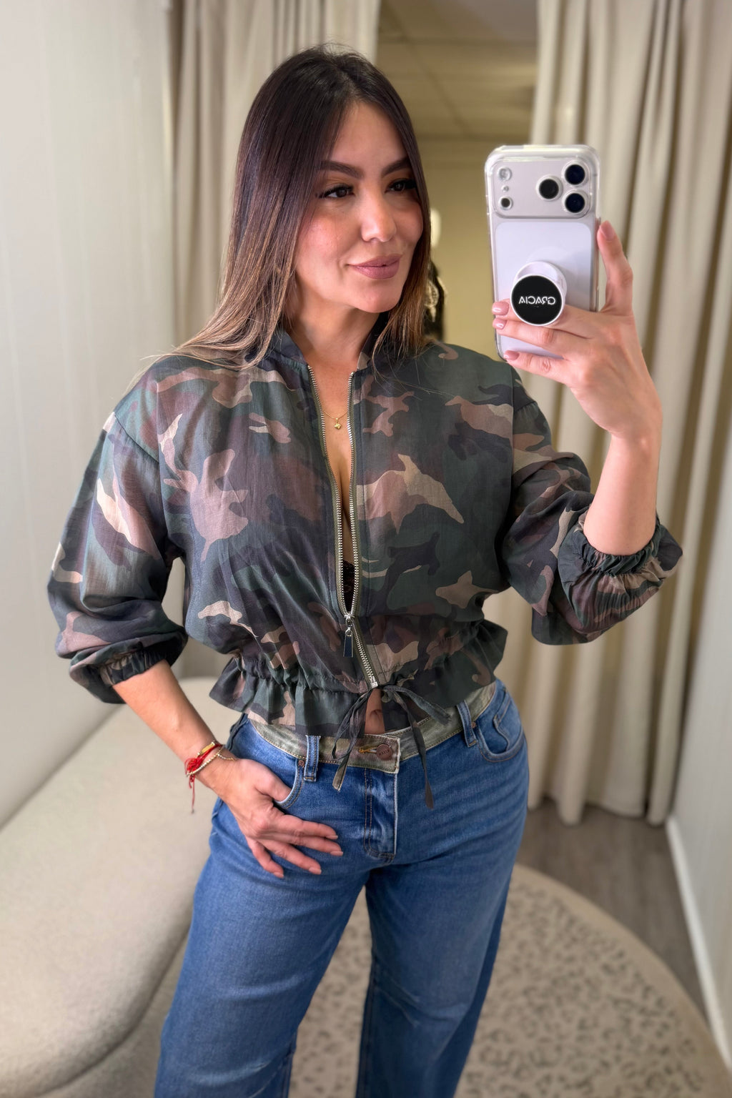 Army Chic Camo Green Jacket