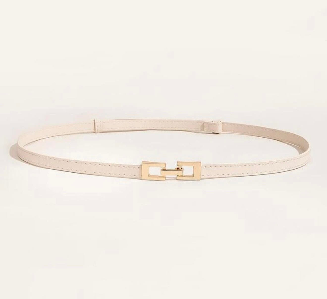 Allure Off White Belt