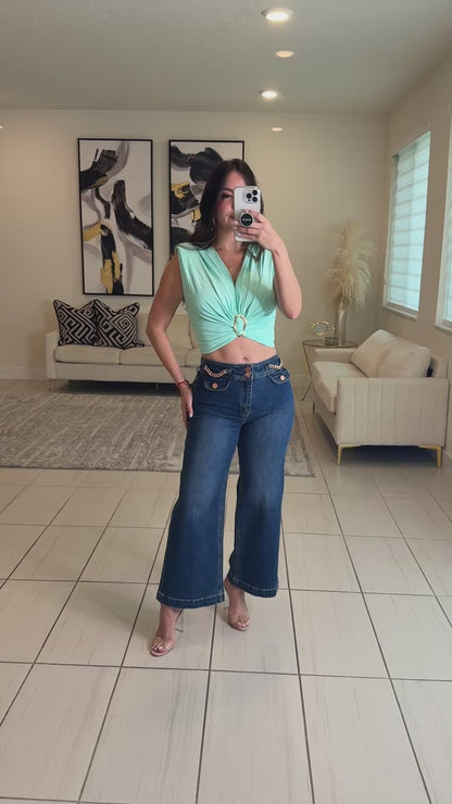 Retro Drive Denim Pants