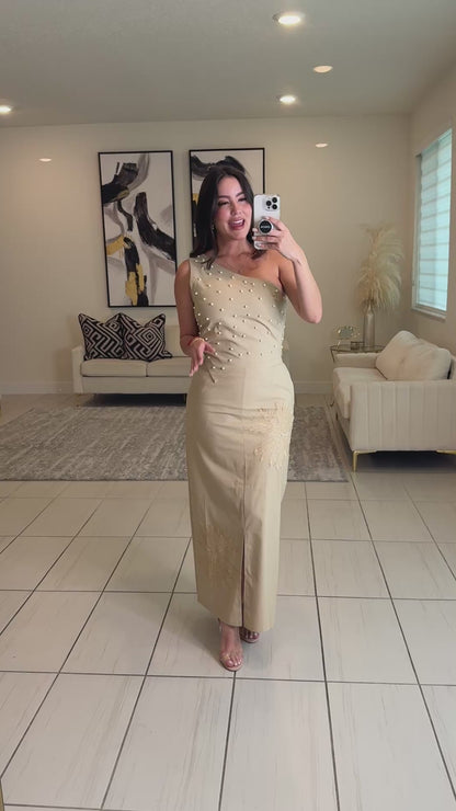 Cleo Crush Kakhi Skirt