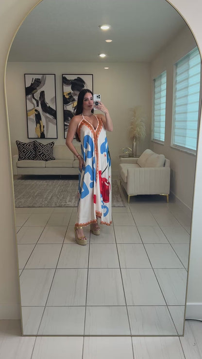 Beachside Cherries Maxi Dress